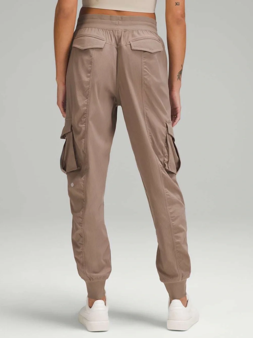 Lululemon Dance Studio Relaxed-Fit Mid-Rise Cargo Jogger in Taupetastic Small